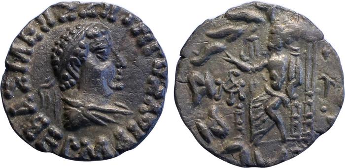 Bactrian and Indo-Greek Coinage Hermaeus 17.3, bm