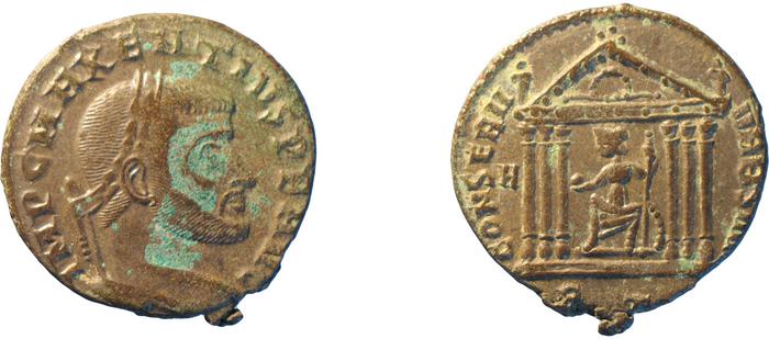 RIC VI Rome 202a, реверс, bm