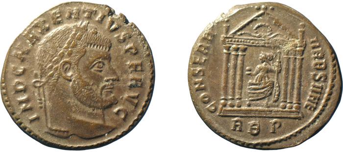 RIC VI Rome 210, реверс, bm