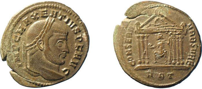 RIC VI Rome 210, реверс, bm