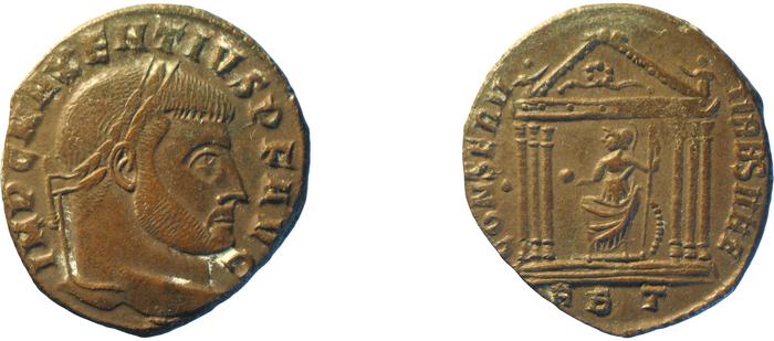 RIC VI Rome 210, реверс, bm
