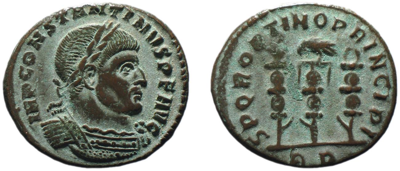 RIC VI Rome 349a, аверс, bm