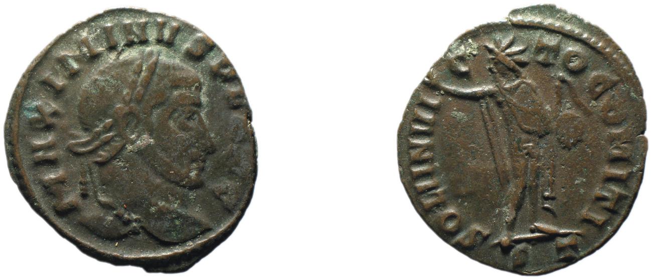 RIC VI Ticinum 134, аверс, bm
