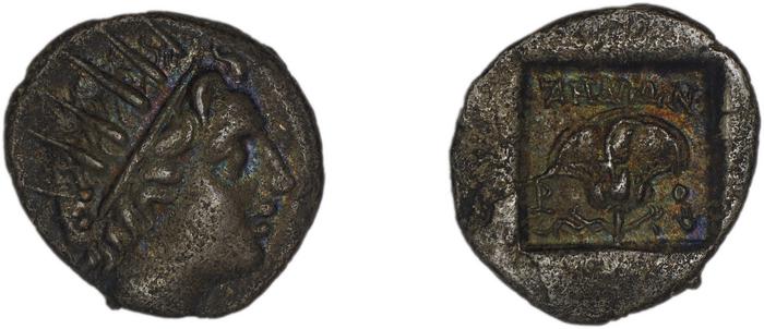 Rhodes Jenkins 1989 Group E drachms, реверс, bm