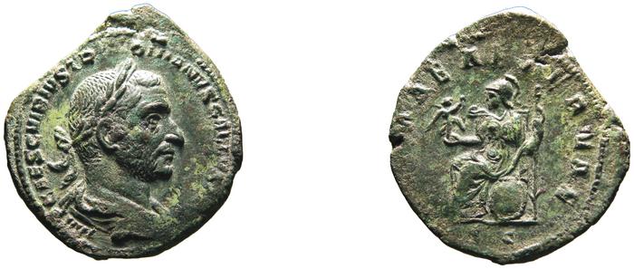 RIC IV Trebonianus Gallus 120, реверс, bm