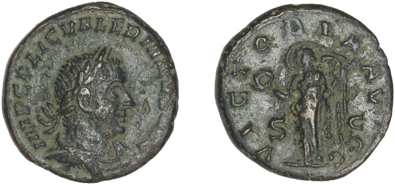 RIC V Valerian 200, аверс, bm