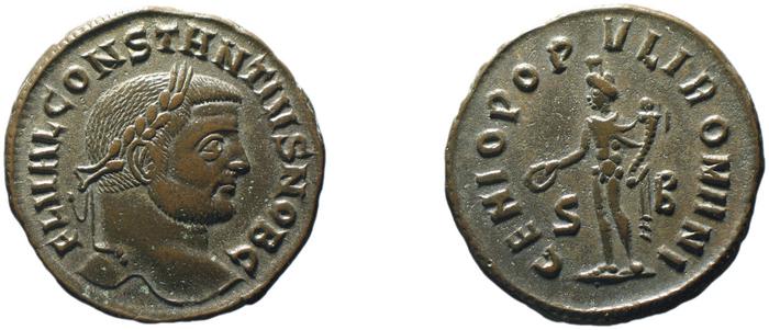 RIC VI Siscia 81a, реверс, bm