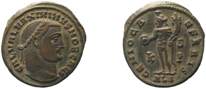 RIC VI Alexandria 100a, реверс, bm