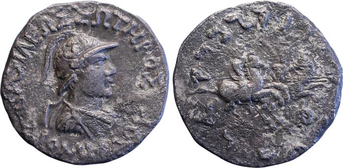 Bactrian and Indo-Greek Coinage Diomedes 4.1, bm