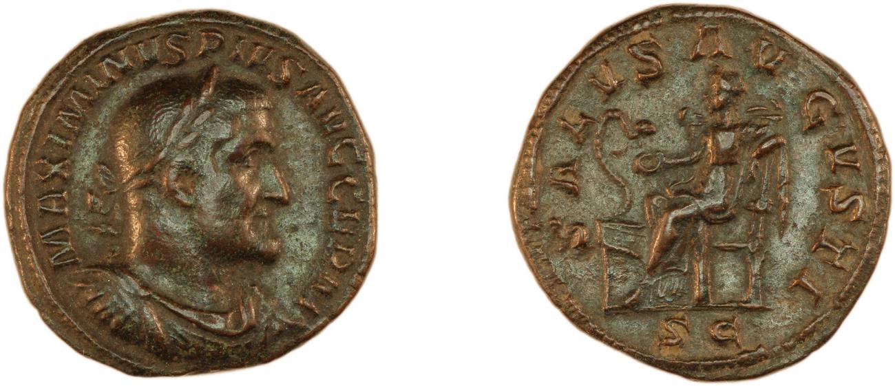 аверс RIC IV Maximinus Thrax 85