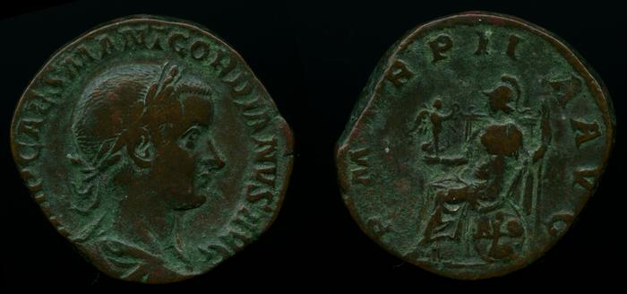 RIC IV Gordian III 264A, реверс, bm