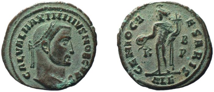 RIC VI Alexandria 100a, реверс, bm