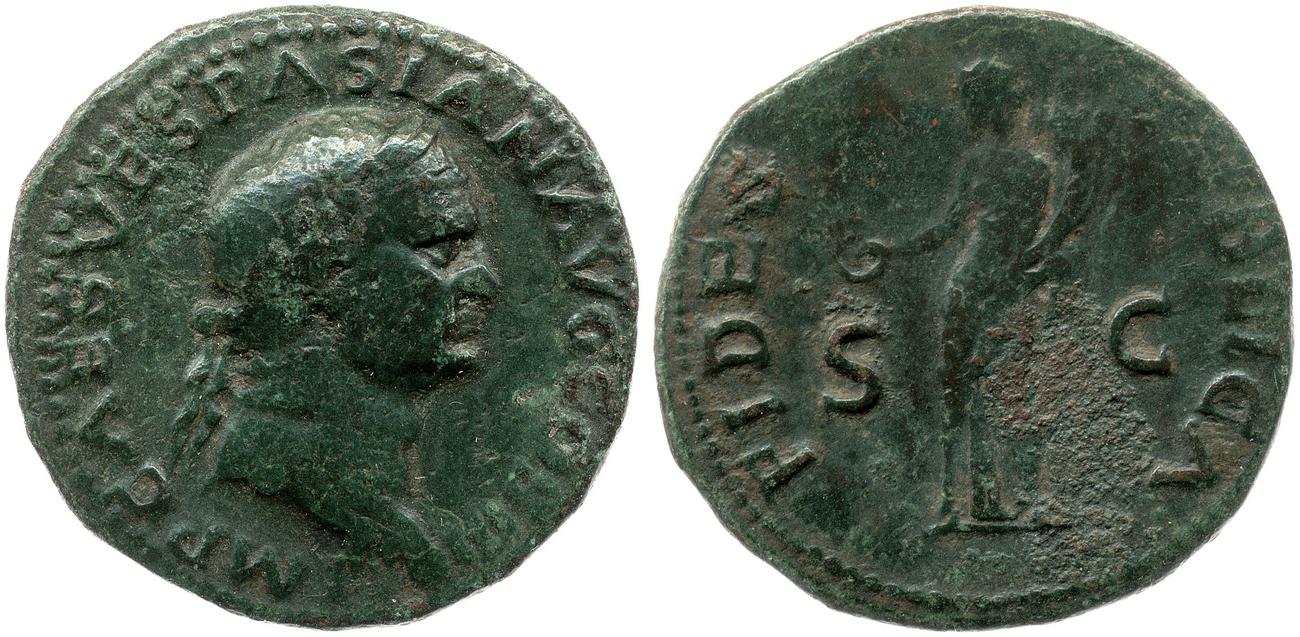 аверс RIC II, Part 1 (second edition) Vespasian 1164