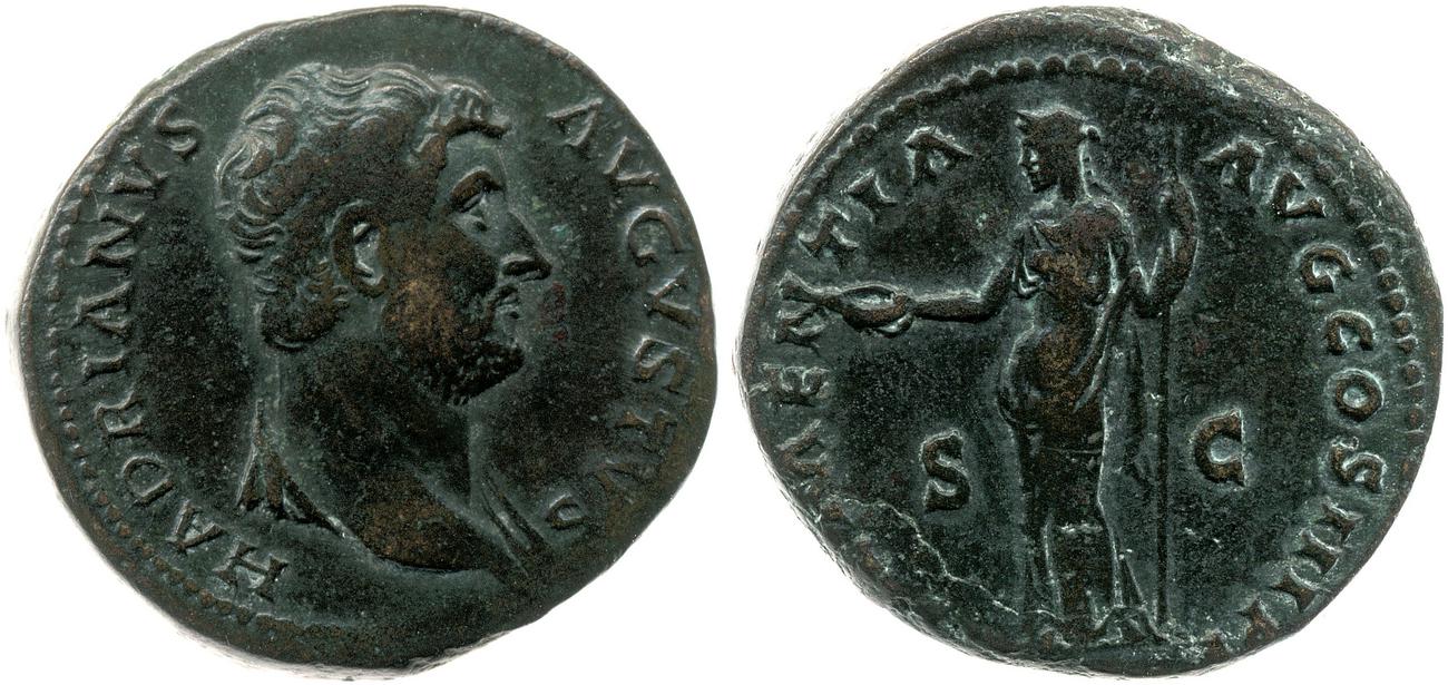 RIC II, Part 3 (second edition) Hadrian 1188, аверс, bm