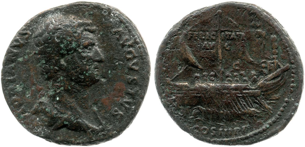аверс RIC II, Part 3 (second edition) Hadrian 1333