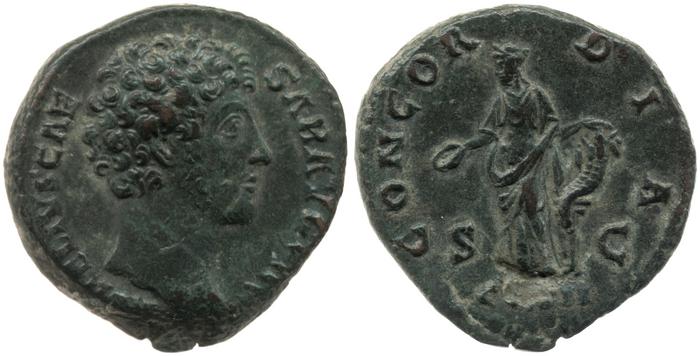 RIC III Antoninus Pius 1255, реверс, bm