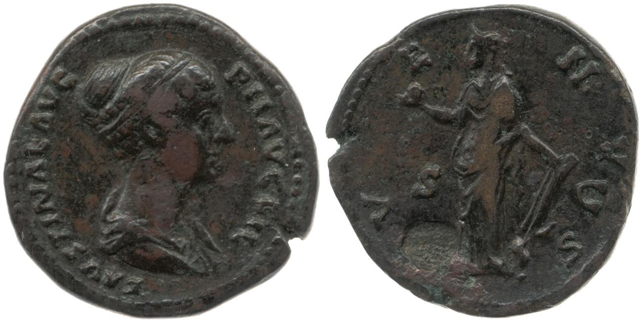 RIC III Antoninus Pius 1409b, аверс, bm
