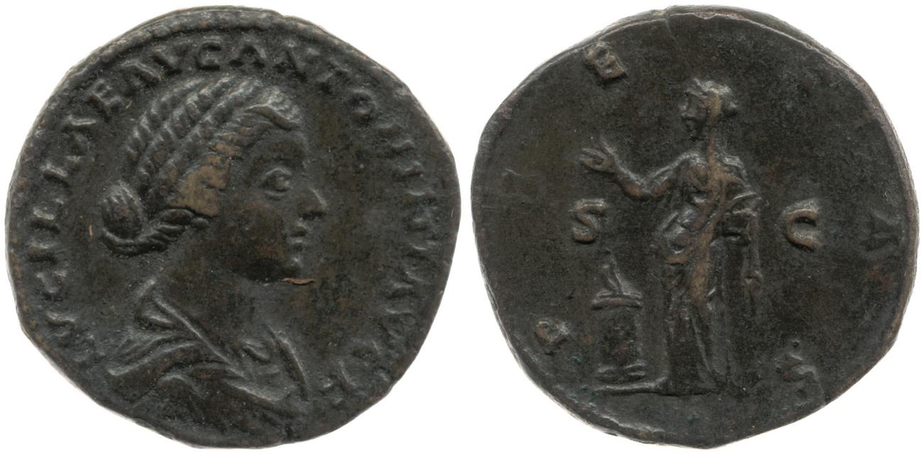 аверс RIC III Marcus Aurelius 1757