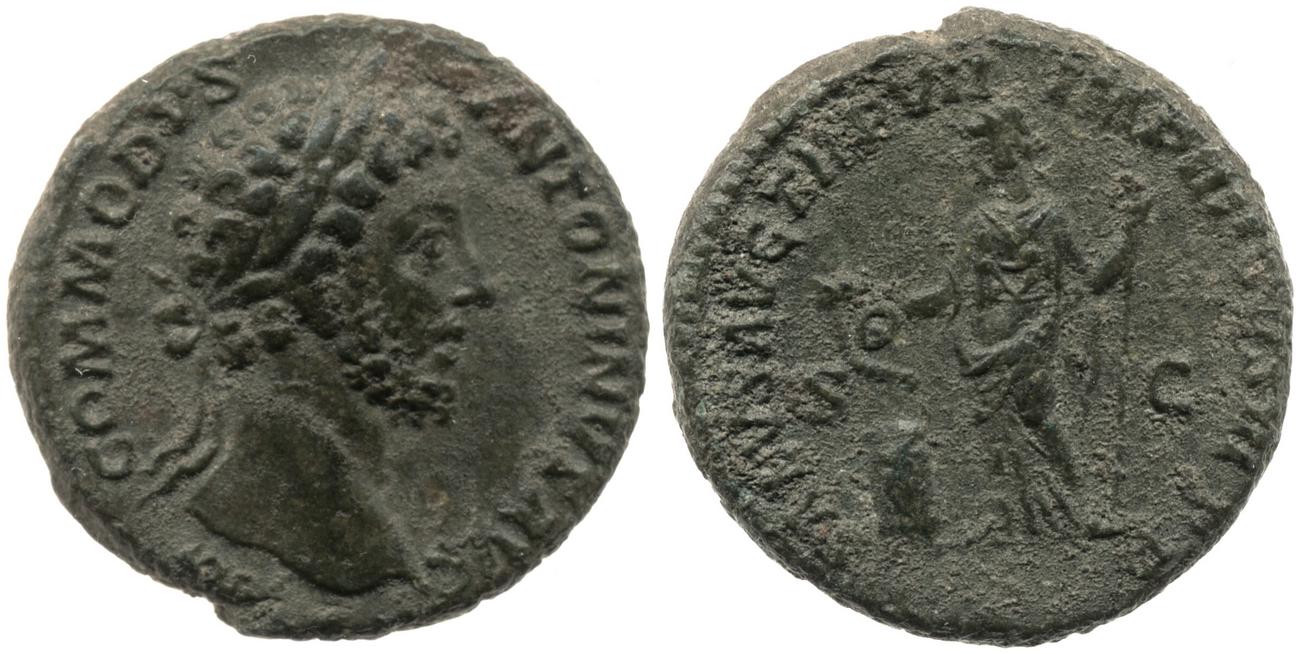аверс RIC III Commodus 342
