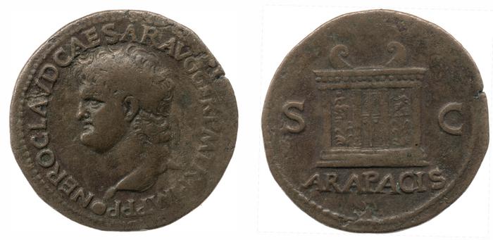 RIC I (second edition) Nero 461, реверс, bm