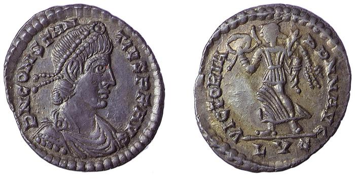 RIC VIII Lugdunum 210, реверс, bm