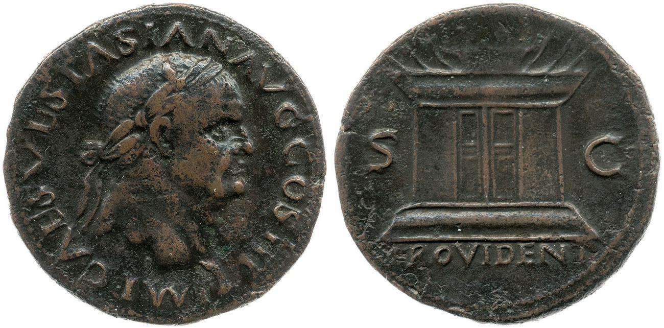 аверс RIC II, Part 1 (second edition) Vespasian 1166
