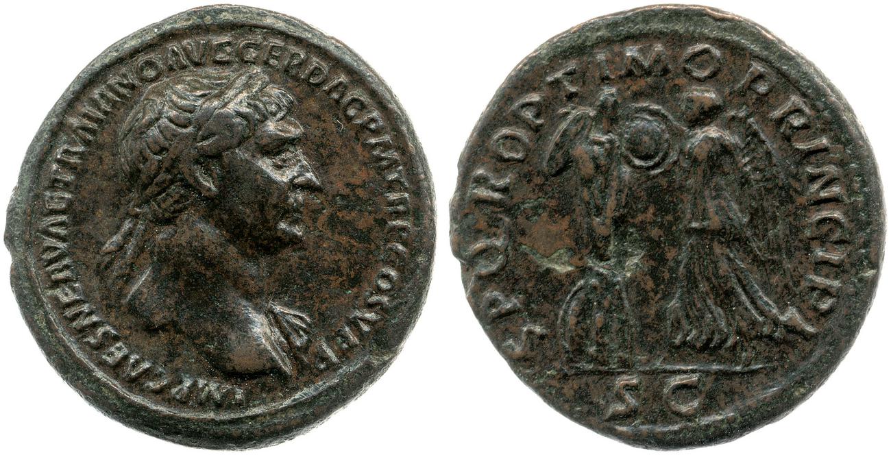 аверс RIC II Trajan 524