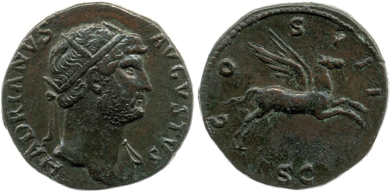 RIC II, Part 3 (second edition) Hadrian 746, аверс, bm