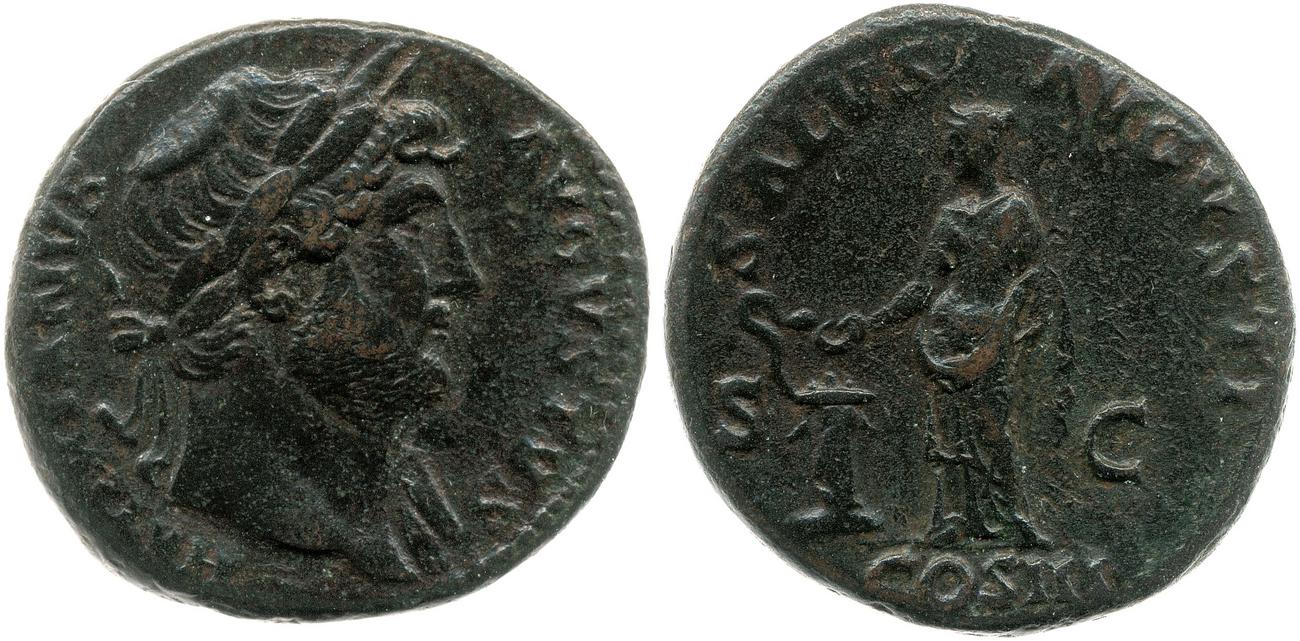 RIC II, Part 3 (second edition) Hadrian 828, аверс, bm