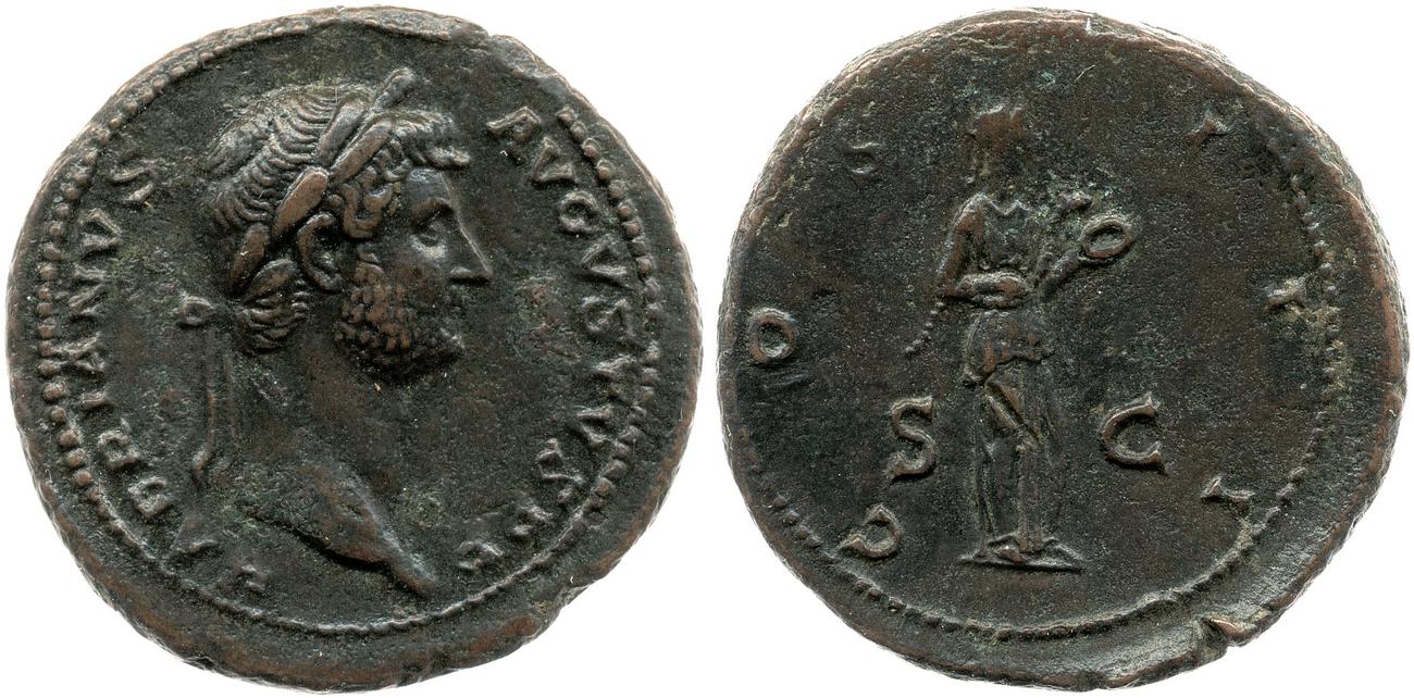 RIC II, Part 3 (second edition) Hadrian 975, аверс, bm