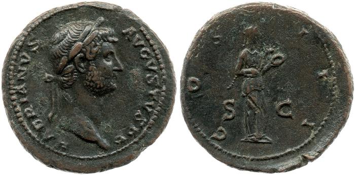 RIC II, Part 3 (second edition) Hadrian 975, реверс, bm