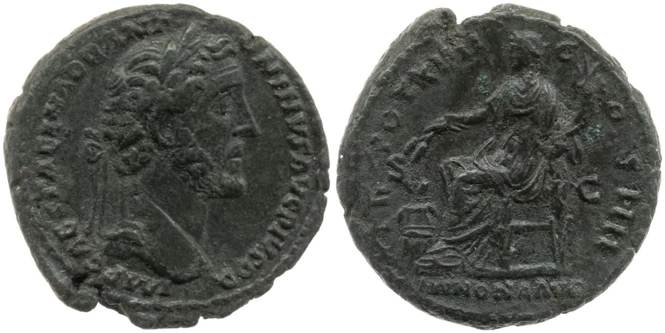 RIC III Antoninus Pius 880, аверс, bm