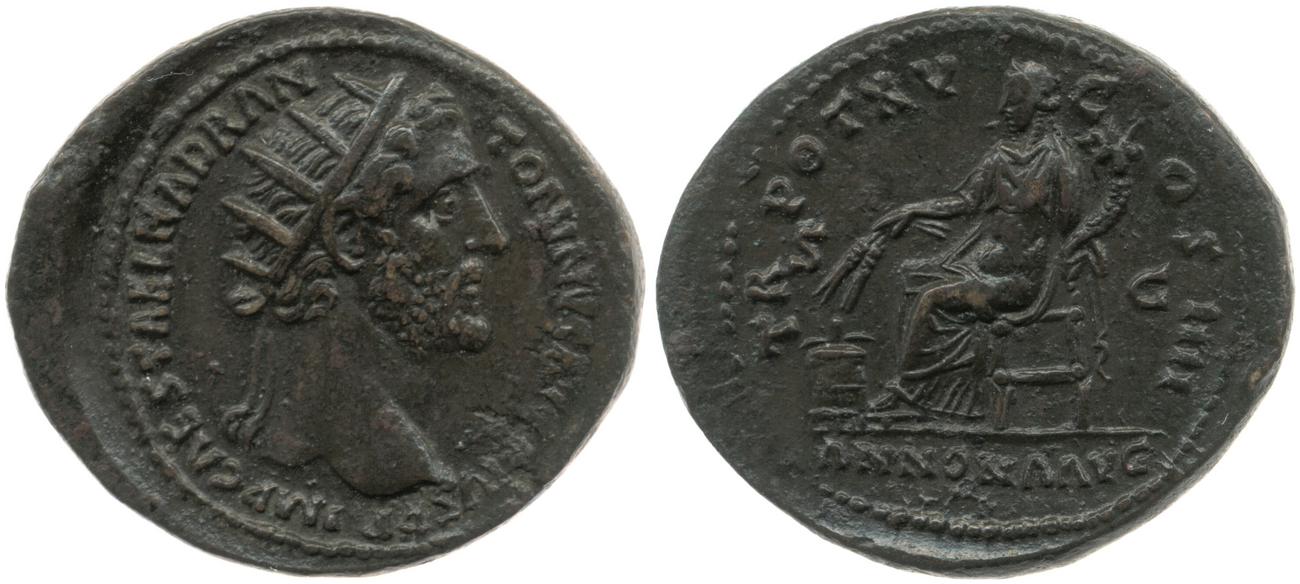 RIC III Antoninus Pius 898, аверс, bm