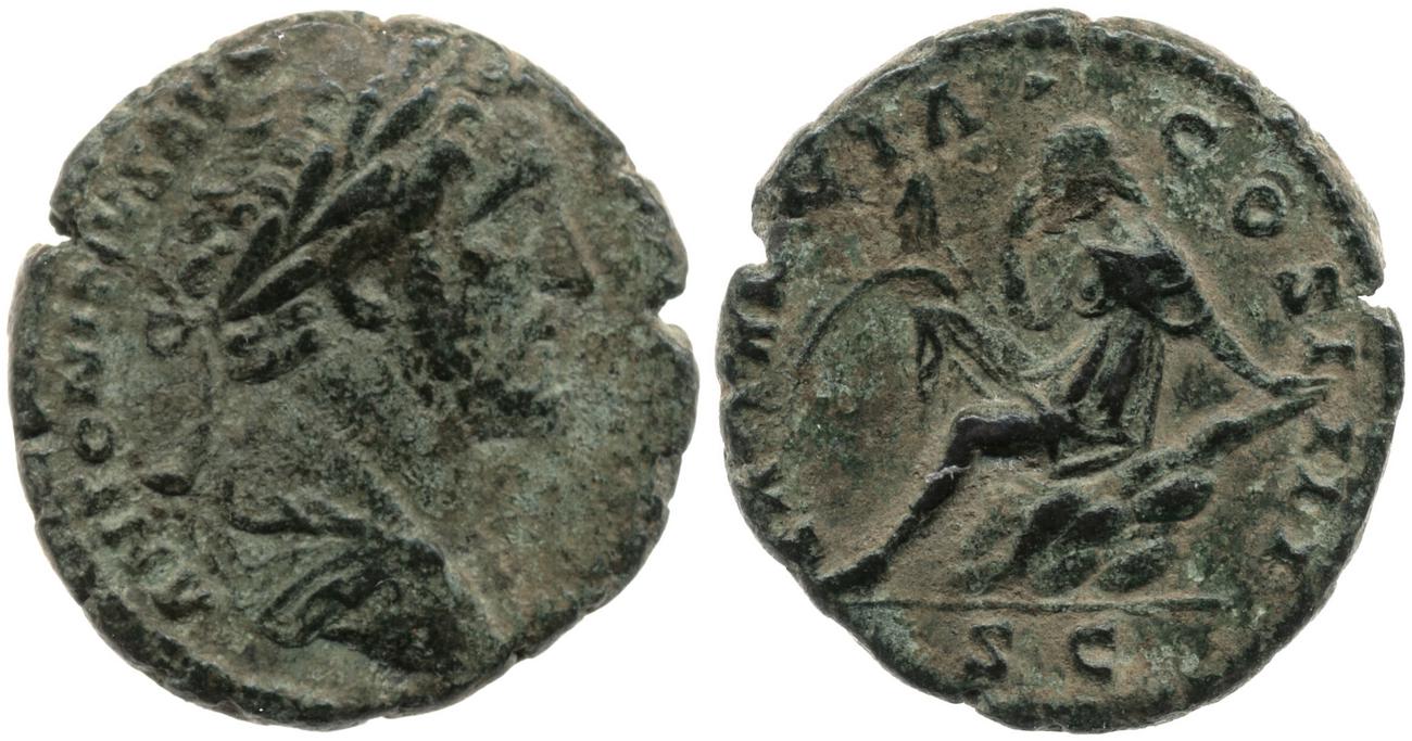 RIC III Antoninus Pius 934, аверс, bm