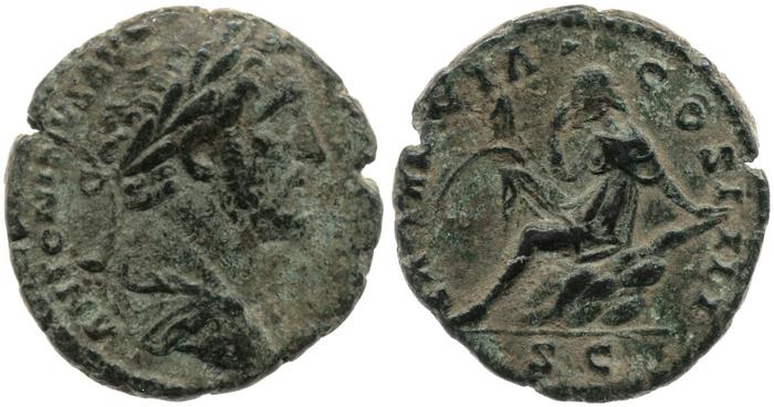 RIC III Antoninus Pius 934, реверс, bm