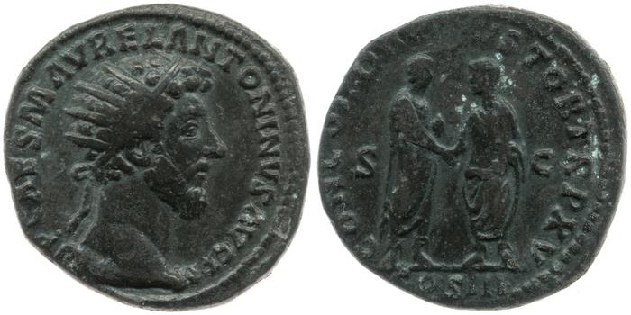 RIC III Marcus Aurelius 798, реверс, bm