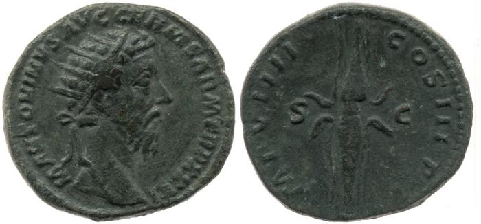 реверс RIC III Marcus Aurelius 1219