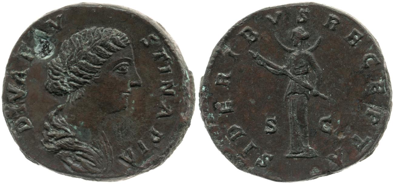 аверс RIC III Marcus Aurelius 1716