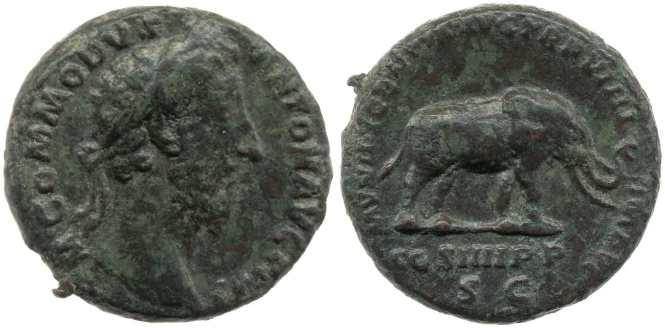 аверс RIC III Commodus 432