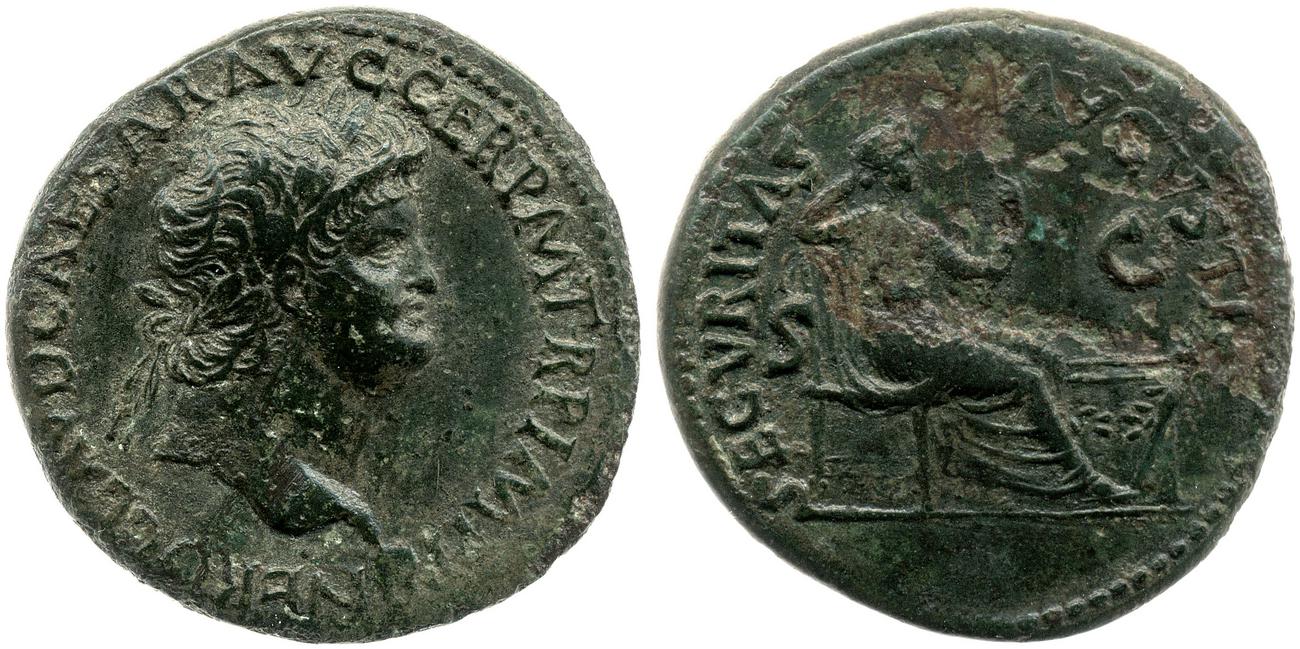 аверс RIC I (second edition) Nero 444