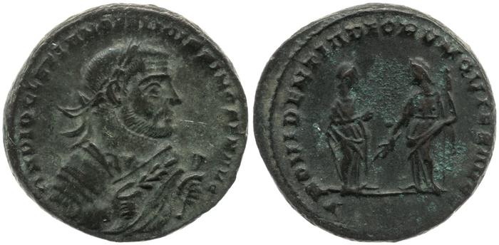 RIC VI Londinium 77a, реверс, bm