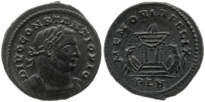 RIC VI Londinium 110, реверс, bm
