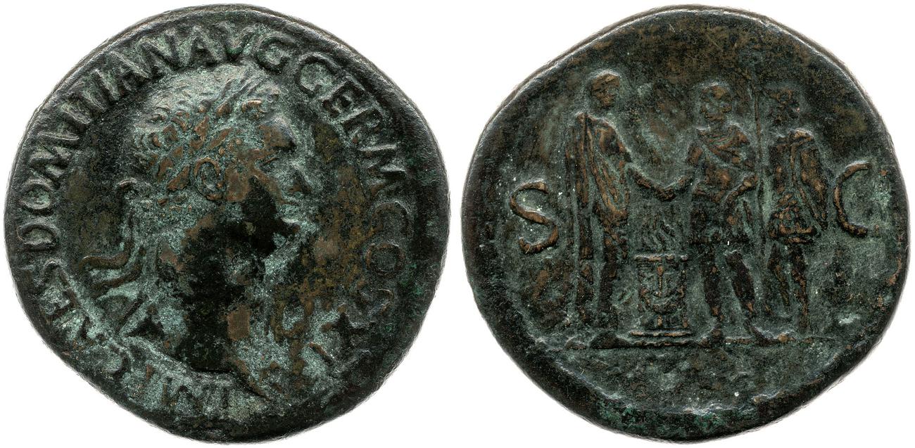аверс RIC II, Part 1 (second edition) Domitian 282