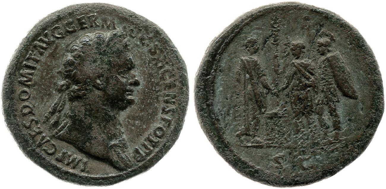 RIC II, Part 1 (second edition) Domitian 359, аверс, bm