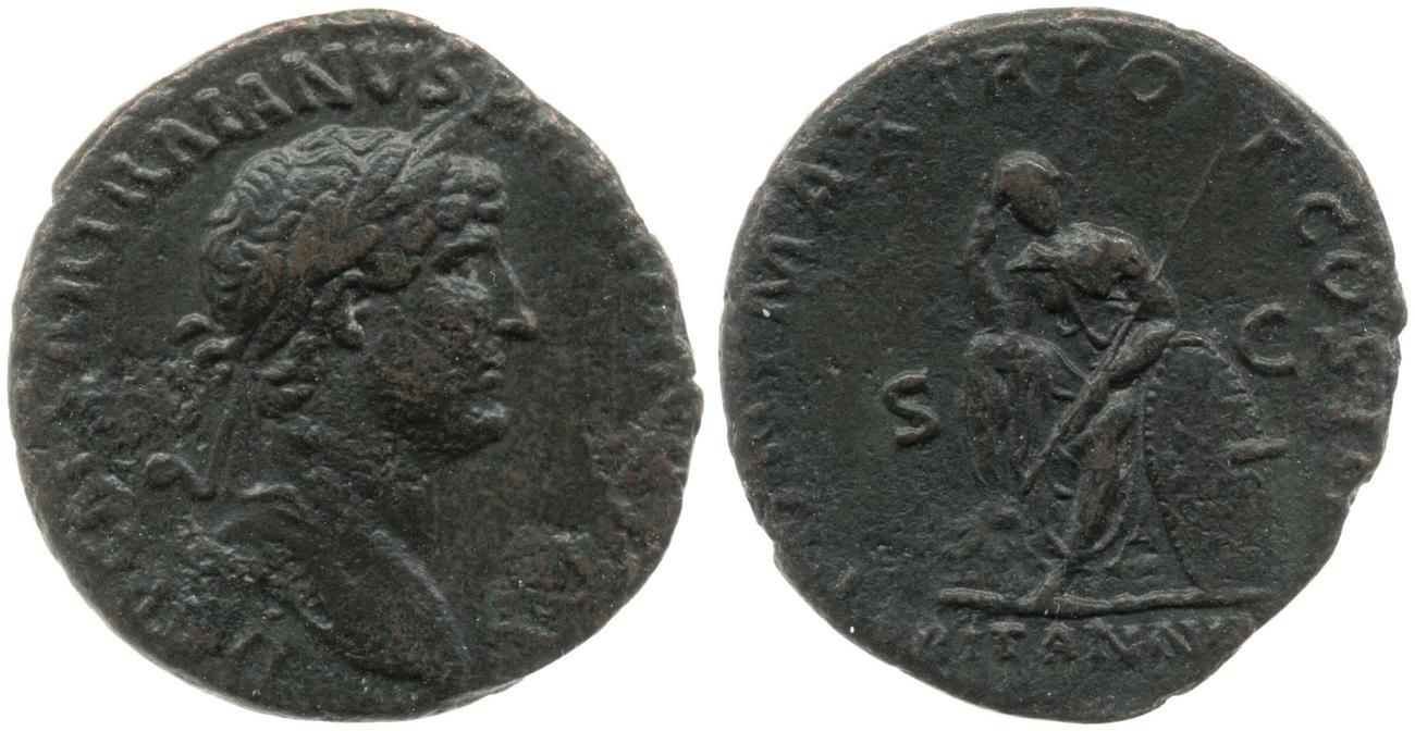RIC II, Part 3 (second edition) Hadrian 241, аверс, bm
