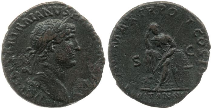 RIC II, Part 3 (second edition) Hadrian 241, реверс, bm