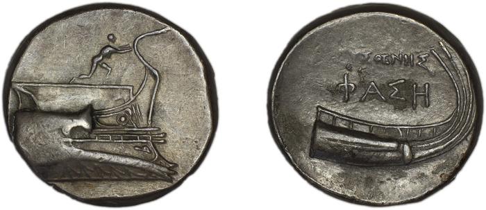 Phaselis Heipp-Tamer 1993 8, реверс, bm