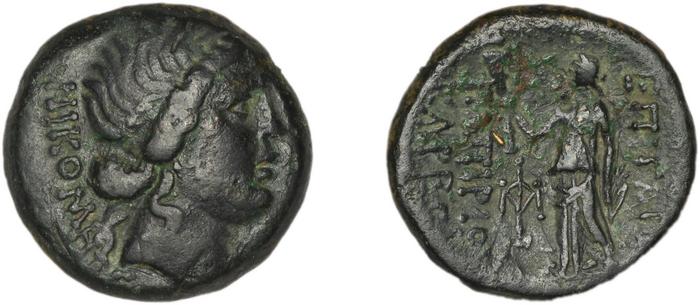 C. Papirius Carbo Nicomedia Waddington 1910 3-4, реверс, bm