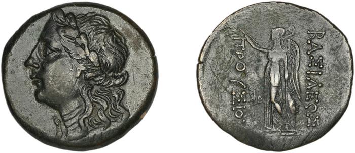 Prusias I of Bithynia Bithynia Waddington 1908 16, реверс, bm