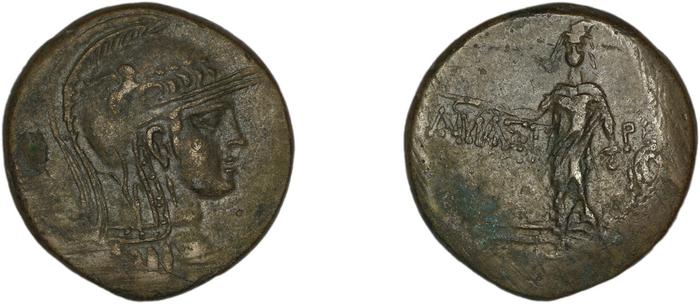 Amastris Waddington 1925 15, реверс, bm